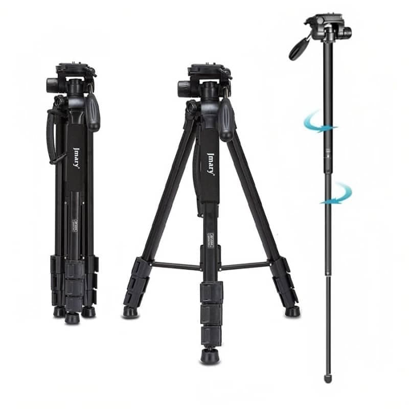 سه پایه دوربین جیماری (Jmary KP-2254 Camera Tripod (Black — تصویر ۳
