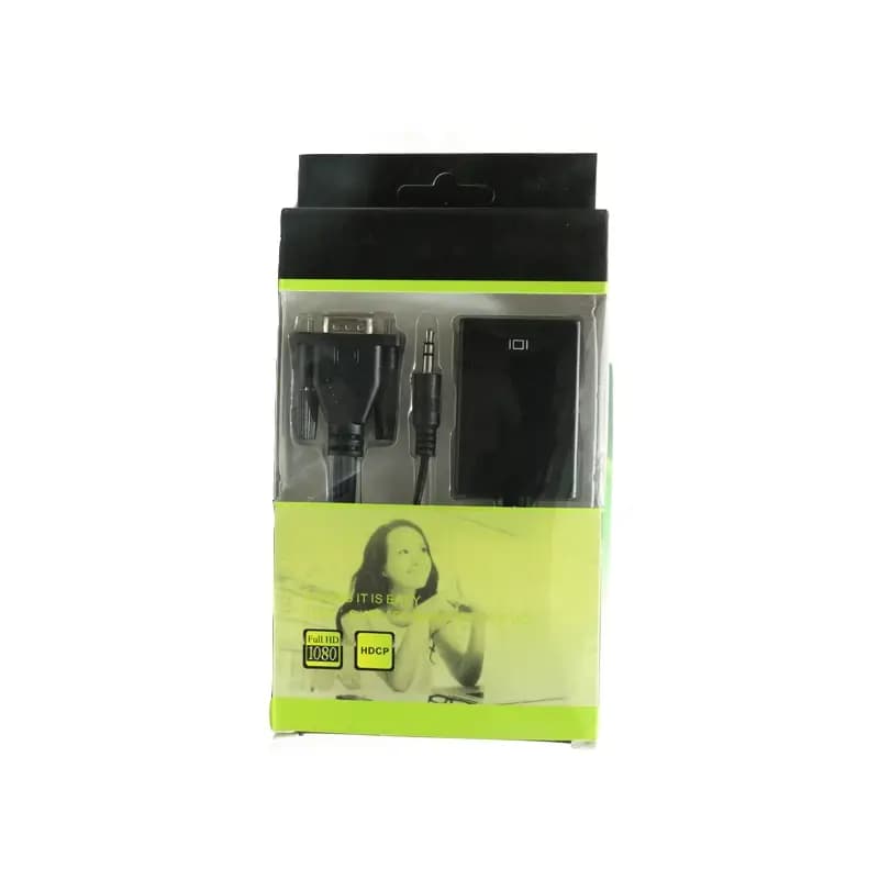 مبدل VGA به HDMI - اسرا رایانه - پخش عمده لوازم جانبی کامپیوتر، لپ تاپ و موبایل — تصویر ۲
