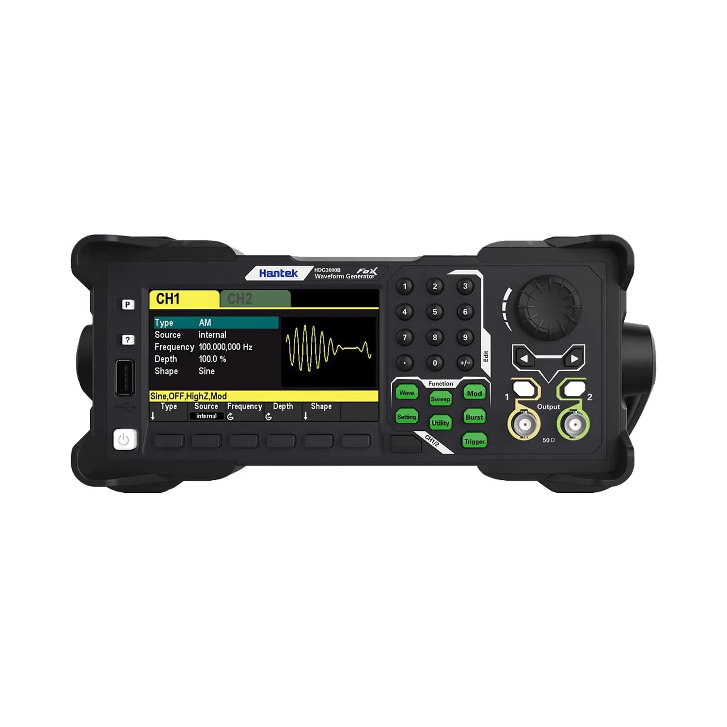فانکشن ژنراتور 100MHz دو کاناله هانتک HANTEK HDG3102B — تصویر ۵