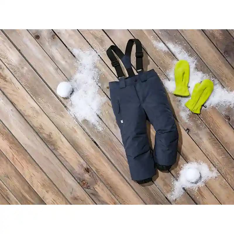 شلوار اسکی دوبند دولایه الیاف دار ضد آب سورمه ای پسرانه دخترانه سایز 4 تا 6 سال لوپیلو lupilu آلمان 393126 — تصویر ۳