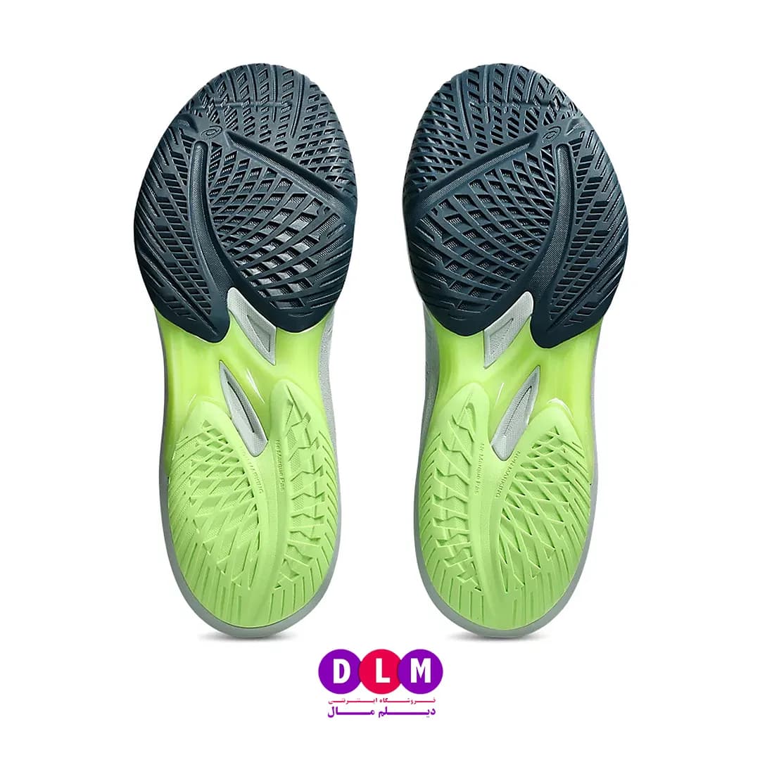 کفش والیبال اسکای الیت 3 – ASICS Sky Elite 3 رنگ سفید طوسی سبز — تصویر ۸