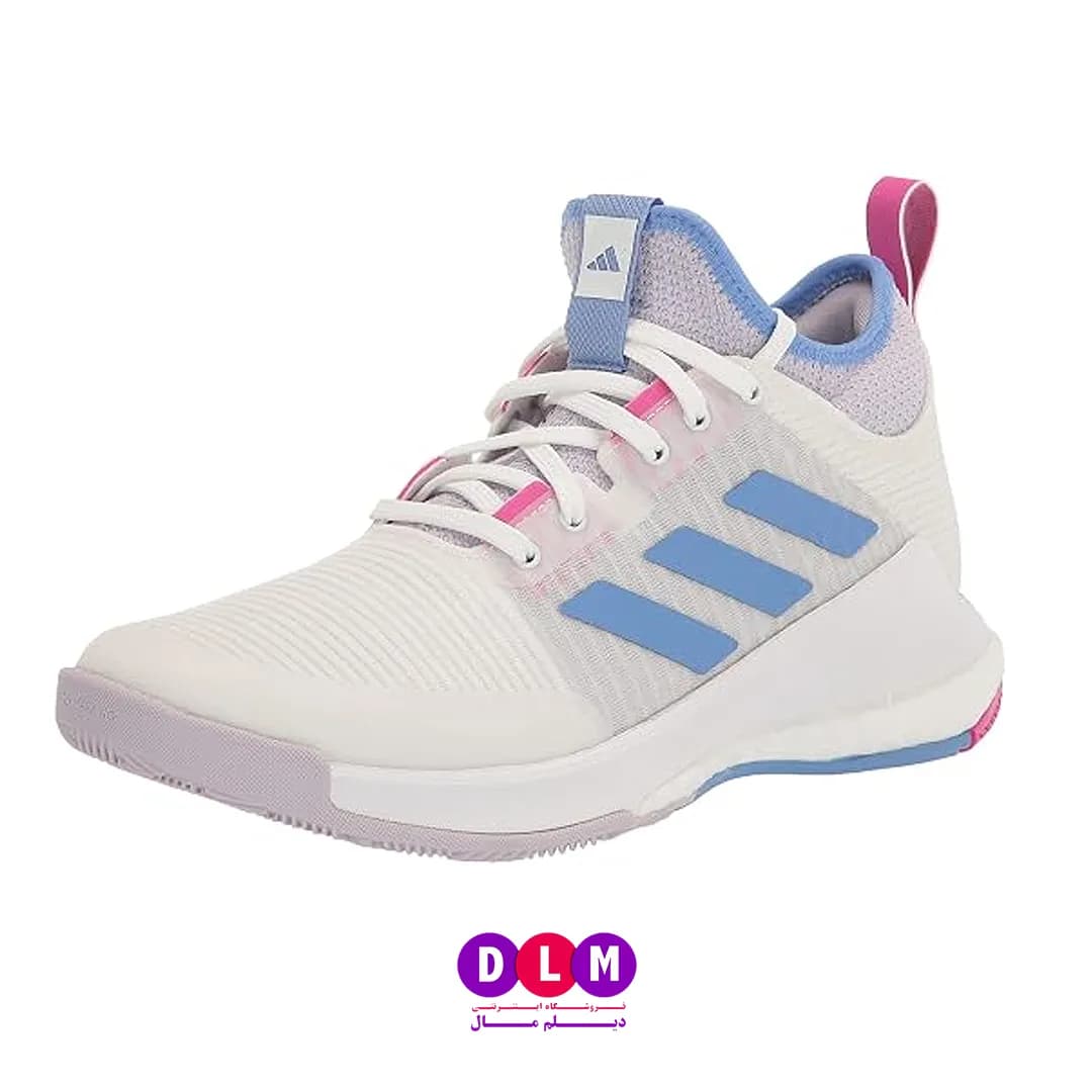 کفش والیبال آدیداس کریزی فلایت رنگ سفید آبی – Adidas Crazyflight