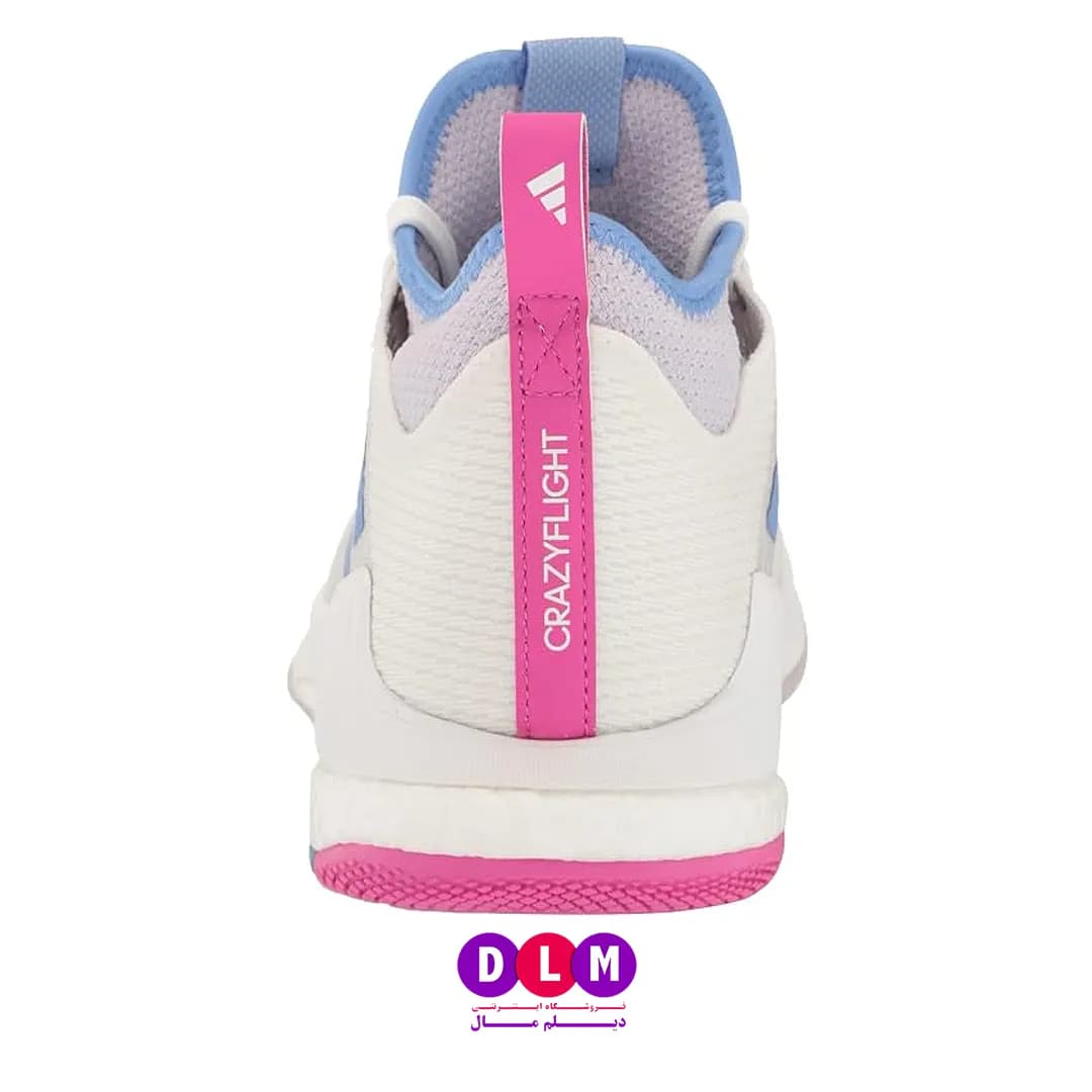 کفش والیبال آدیداس کریزی فلایت رنگ سفید آبی – Adidas Crazyflight — تصویر ۶