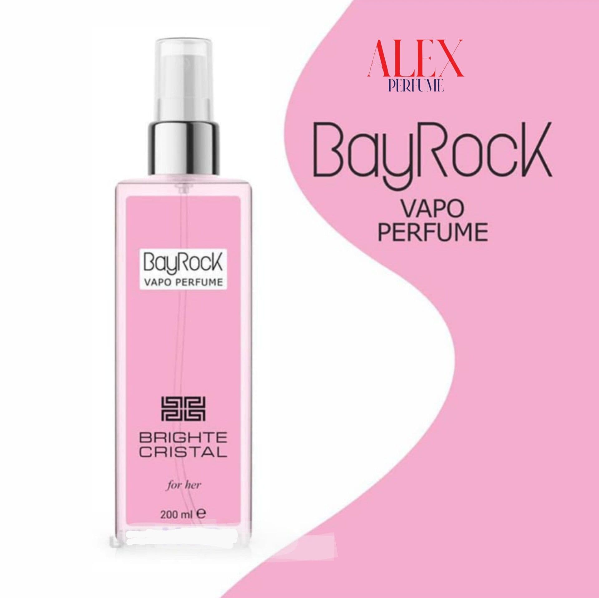 بادی اسپلش زنانه بایراک BayRock مدل brighte cristal حجم 200 میل