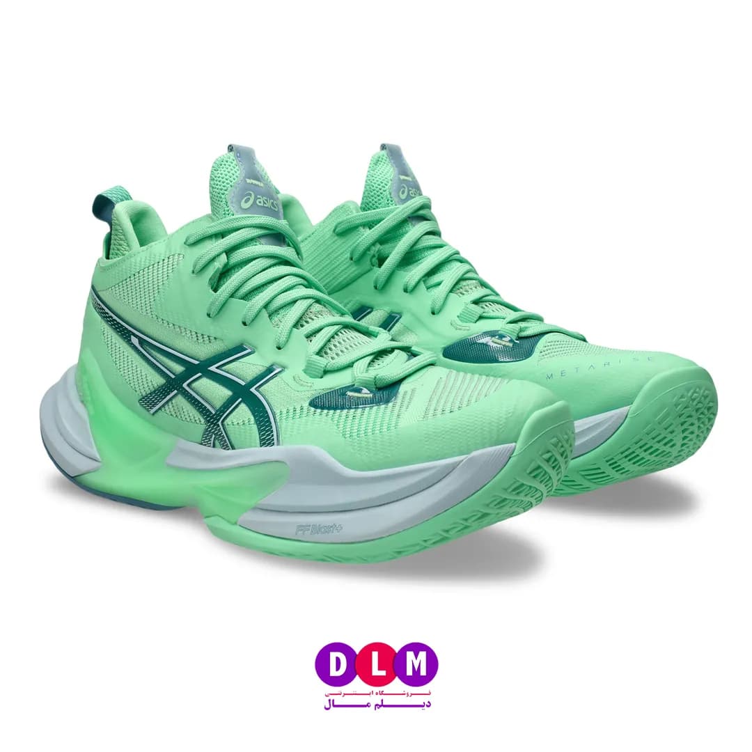 کفش والیبال آسیکس متارایز 2 – Asics Metarise 2 رنگ سبز — تصویر ۸