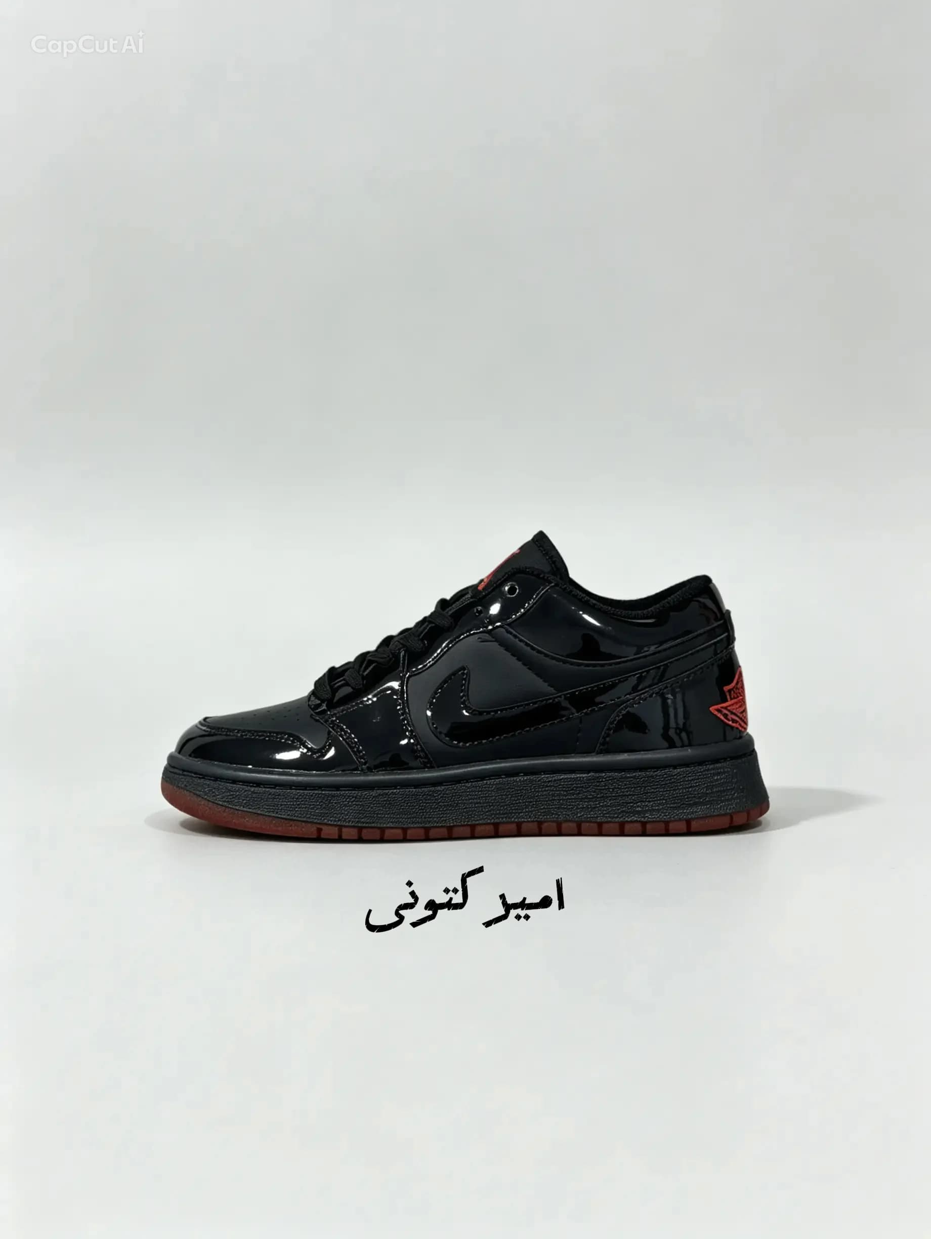جردن وان لو مشکی قرمز کد118 — تصویر ۴