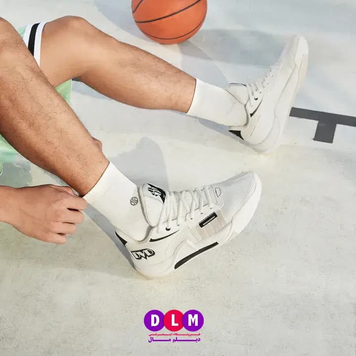کفش بسکتبال ۳۶۱ درجه – basketball shoes 361 DVD Team 2.0 رنگ سفید — تصویر ۳