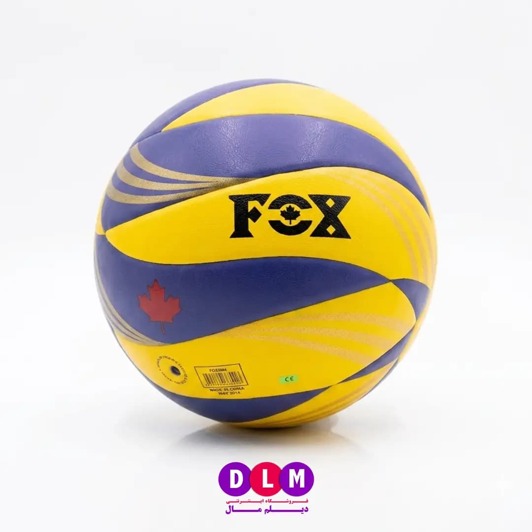 توپ والیبال فوکس (FOX) سایز 5 | کیفیت مستر (Master Quality) طرح کانادا