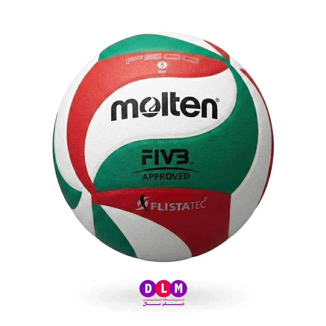 توپ والیبال حرفه‌ای Molten با کیفیت مسترکووالیتی | تأیید شده توسط FIVB