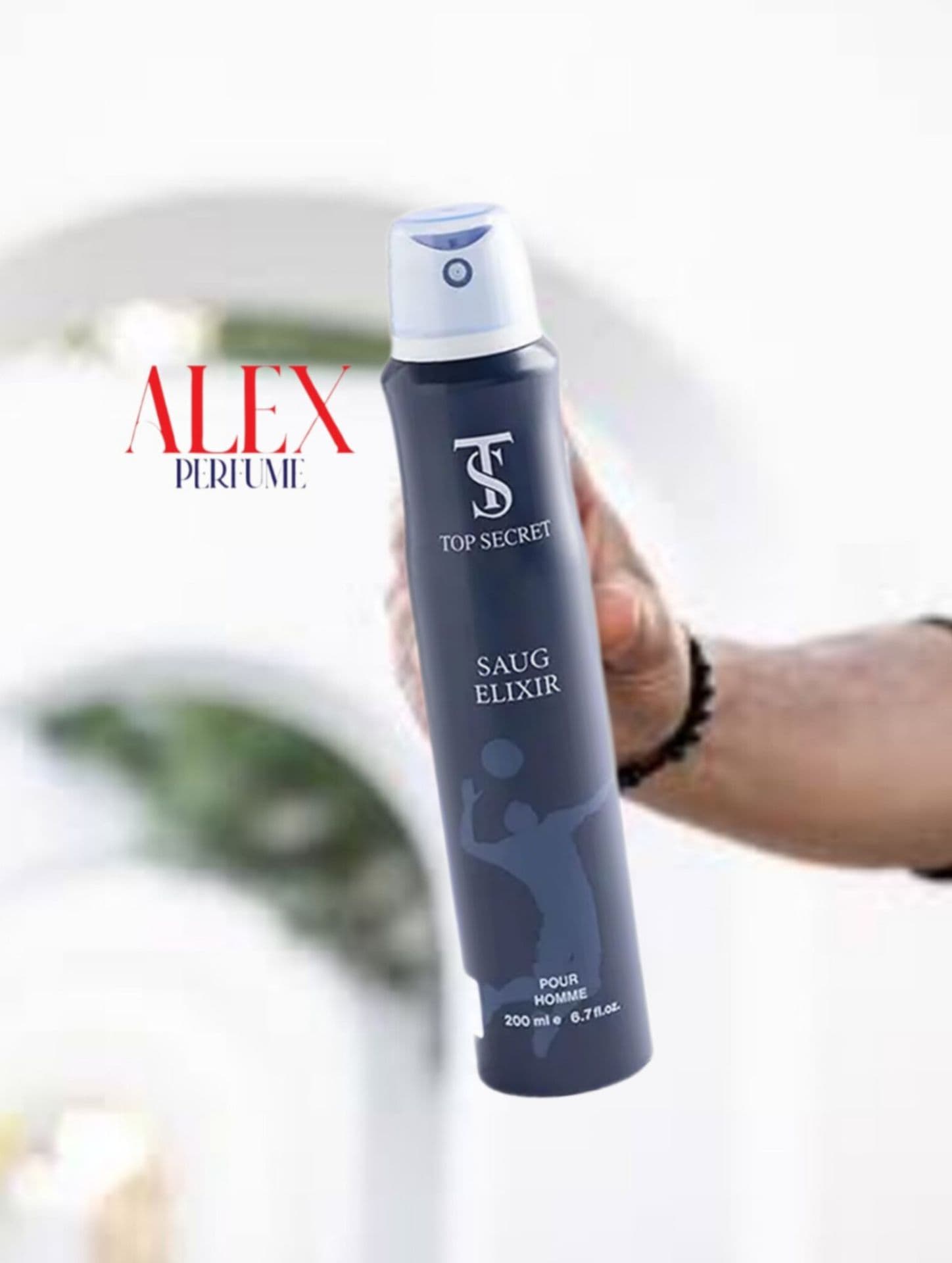 اسپری خوشبو کننده بدن مردانه تاپ سکرت مدل Saug Elixir حجم 200 میلی لیتر