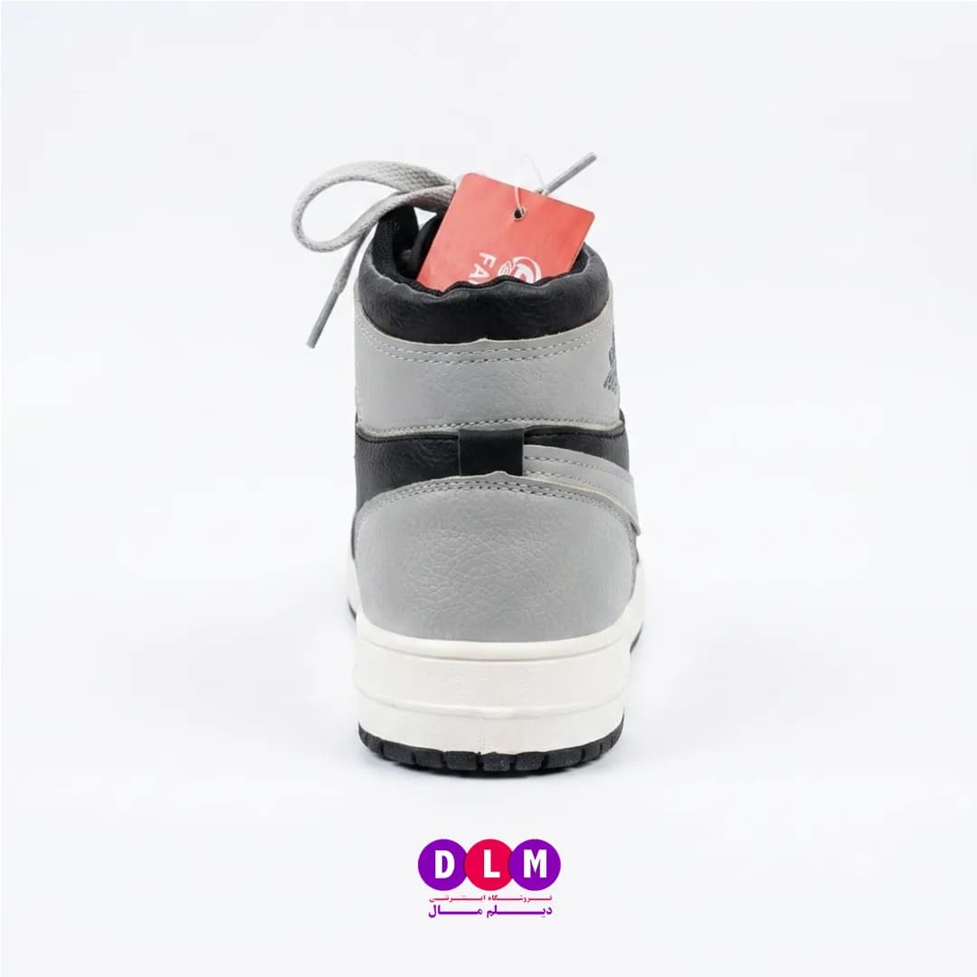 کفش اسپرت زنانه ساقدار مدل Nike Air Dior | برند Kshoes کیفیت اورجینال رنگ مشکی طوسی — تصویر ۴