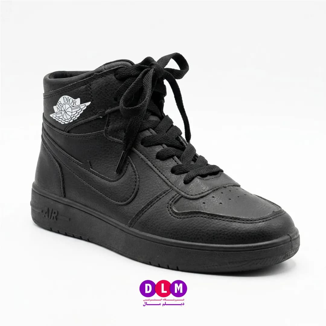 کفش اسپرت زنانه ساقدار مدل Nike Air Dior | برند Kshoes کیفیت اورجینال رنگ مشکی