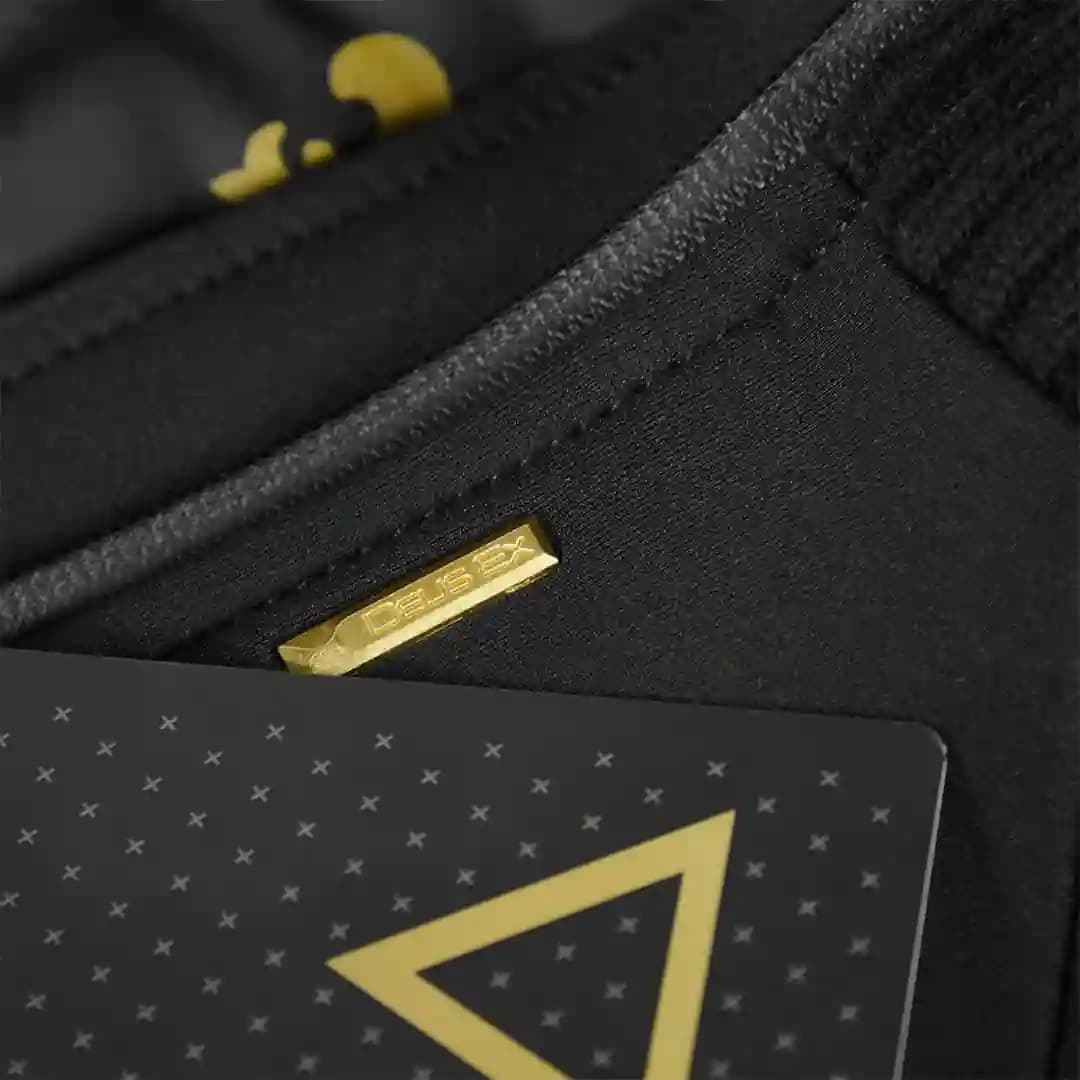 کاپشن زنانه مشکی اورجینال آمریکایی Musterbrand Black Deus Ex سایز S-M-L — تصویر ۱۲