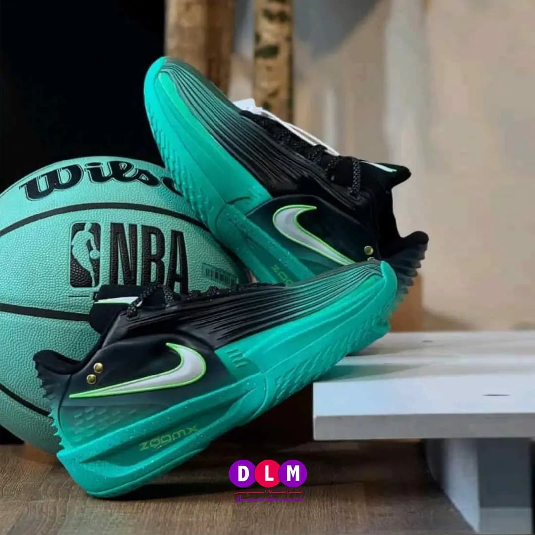کفش بسکتبال جی تی کات 3 توربو – Nike G.T. Cut 3 Turbo رنگ مشکی سبز (سایزبندی 36 تا 40 ) — تصویر ۸
