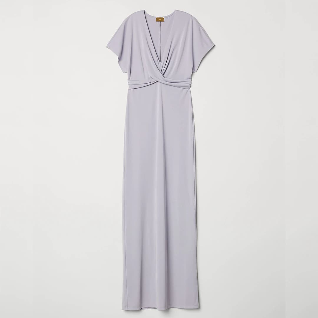 پیراهن مجلسی بلند زنانه اچ اند ام H&M کات لیبل سایز 34 0658287