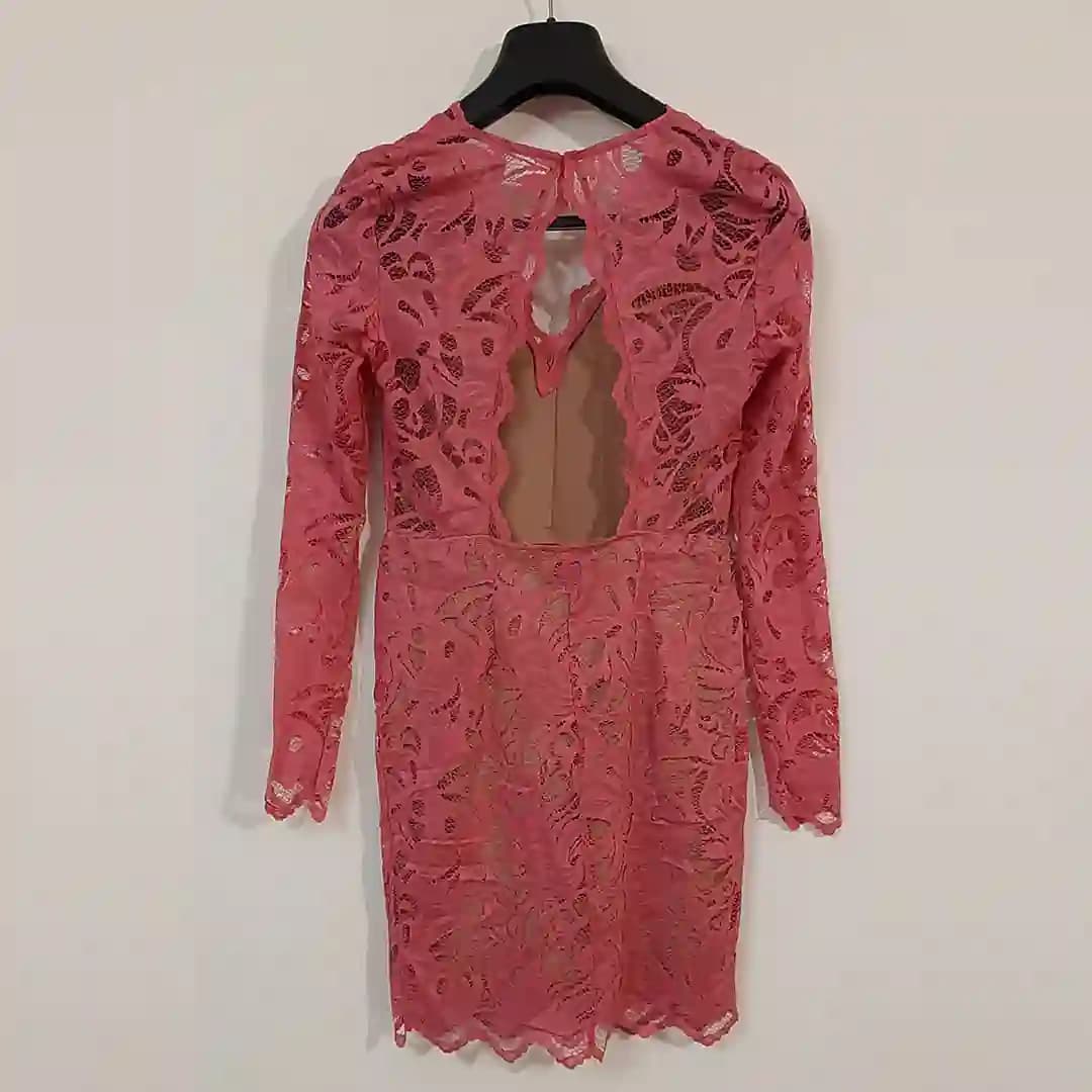 پیراهن مجلسی دانتل گیپور زنانه دخترانه اچ اند ام H&M کات لیبل سایز 36 — تصویر ۶