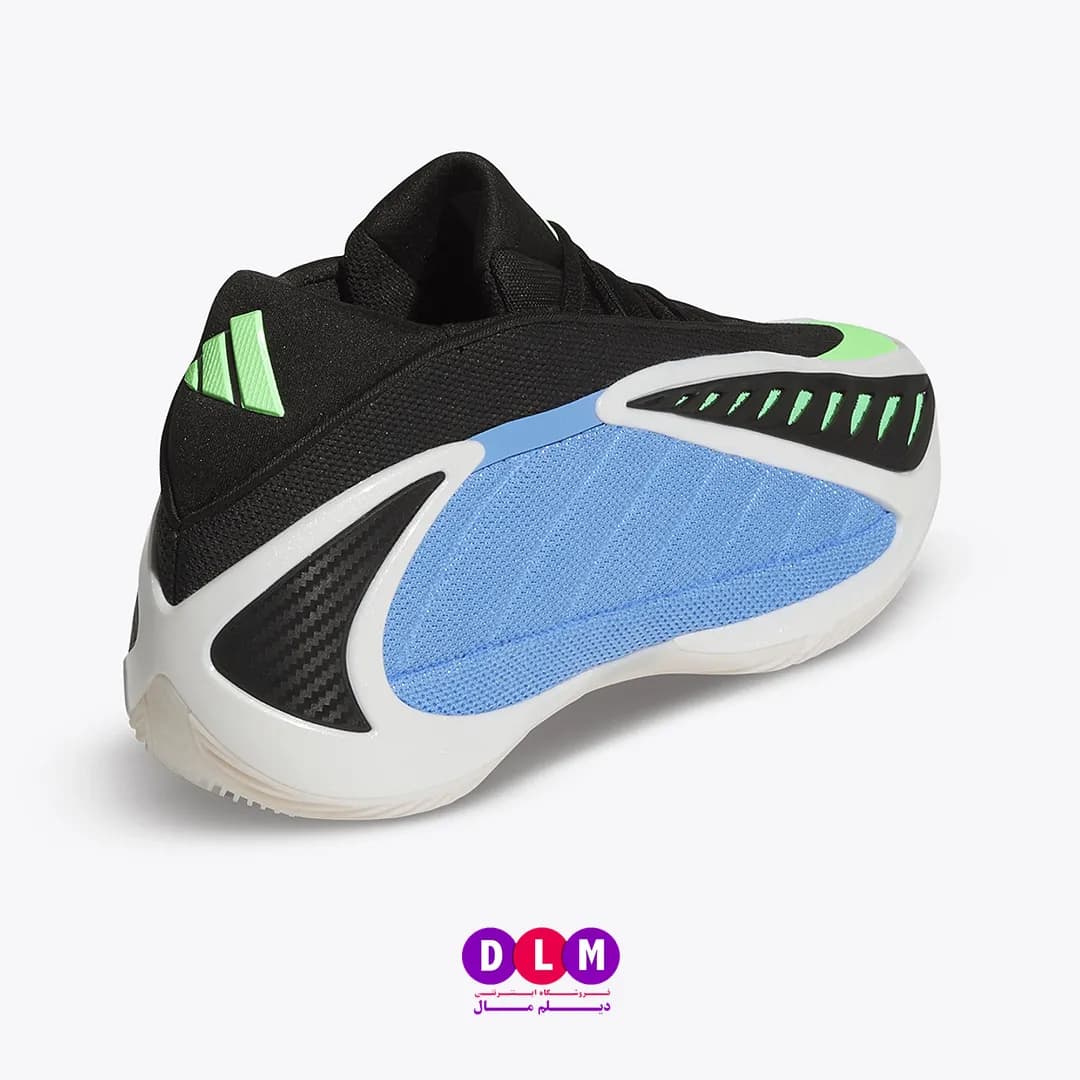 کفش بسکتبال آنتونی ادواردز ۲ – adidas AE2 رنگ آبی — تصویر ۴