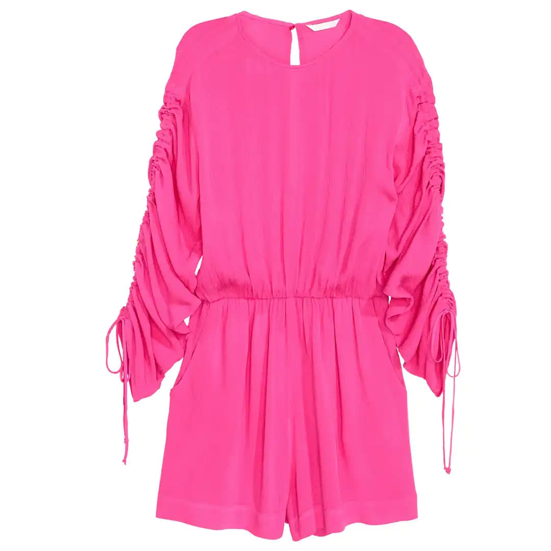 جامپسویت اورال کوتاه صورتی اچ اند ام H&M