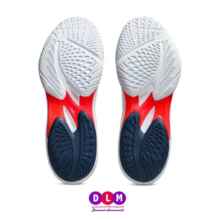 کفش والیبال اسکای الیت 3 – ASICS Sky Elite 3 رنگ سفید سرمه ای — تصویر ۷
