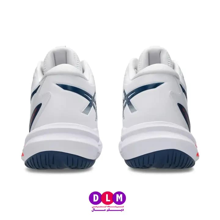 کفش والیبال اسکای الیت 3 – ASICS Sky Elite 3 رنگ سفید سرمه ای — تصویر ۶