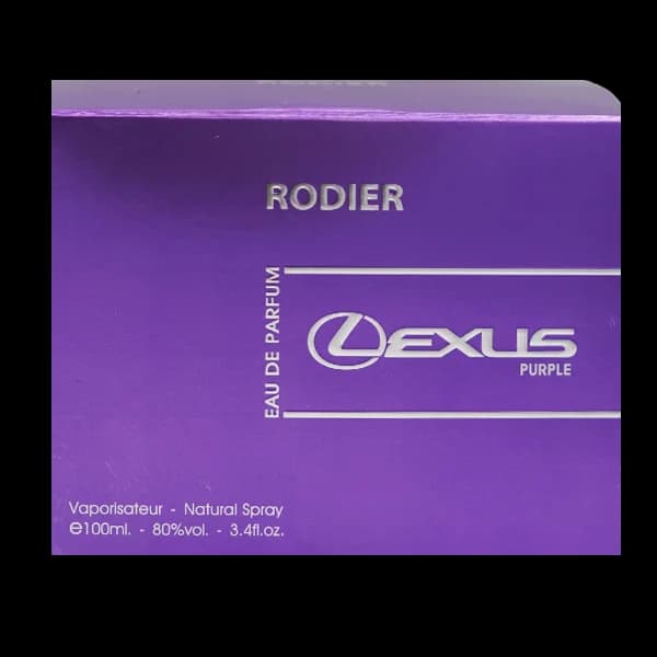 ادو پرفیوم زنانه رودیر مدل پرپل لکسوس Purple Lexus حجم 100 میلی لیتر — تصویر ۶