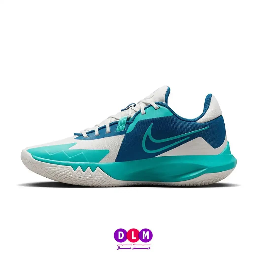 کفش بسکتبال نایک پرسیژن 6 رنگ سفید آبی – Nike Precision 6 White Blue (سایزبندی 36 تا 40 ) — تصویر ۱۰