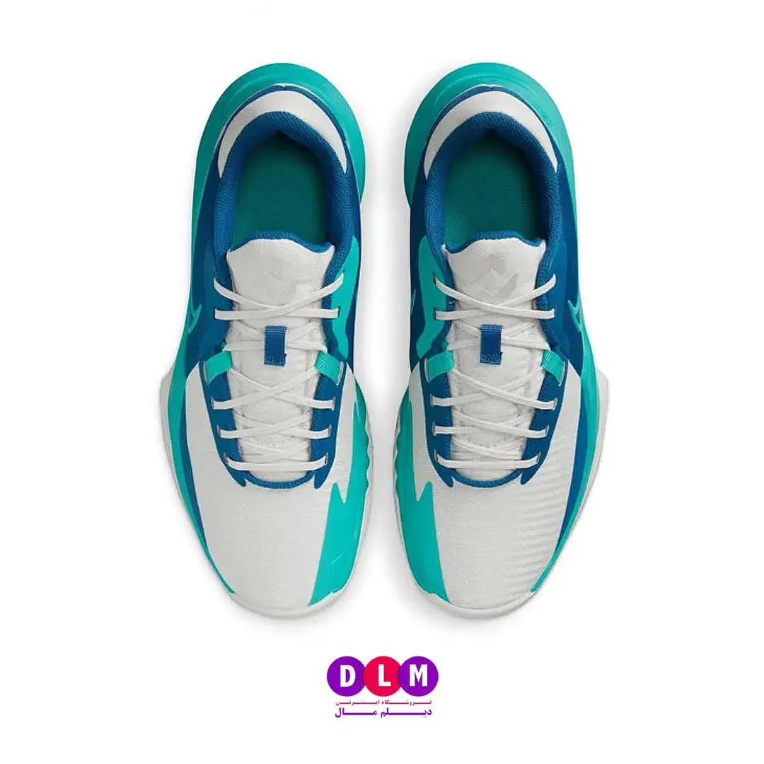 کفش بسکتبال نایک پرسیژن 6 رنگ سفید آبی – Nike Precision 6 White Blue (سایزبندی 36 تا 40 ) — تصویر ۴