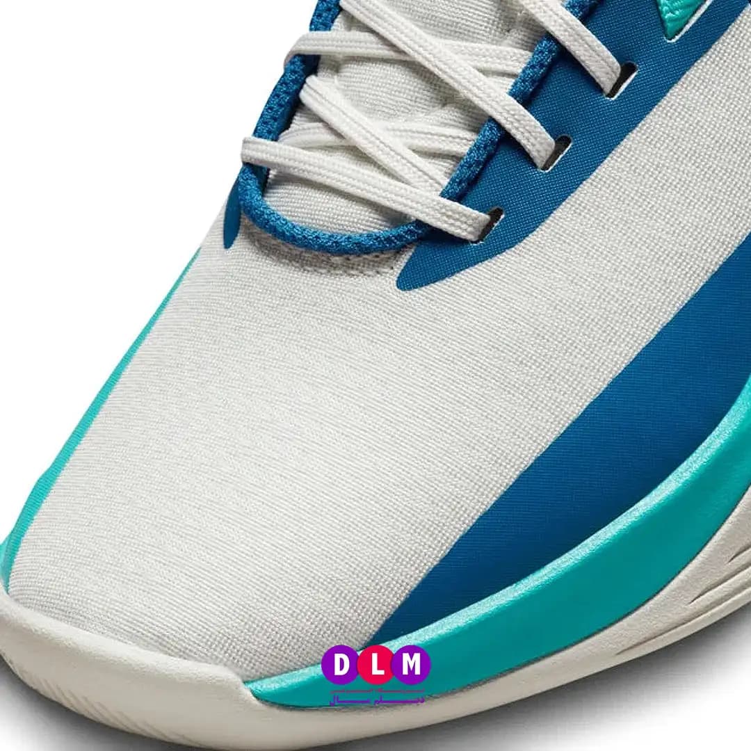 کفش بسکتبال نایک پرسیژن 6 رنگ سفید آبی – Nike Precision 6 White Blue (سایزبندی 36 تا 40 ) — تصویر ۷