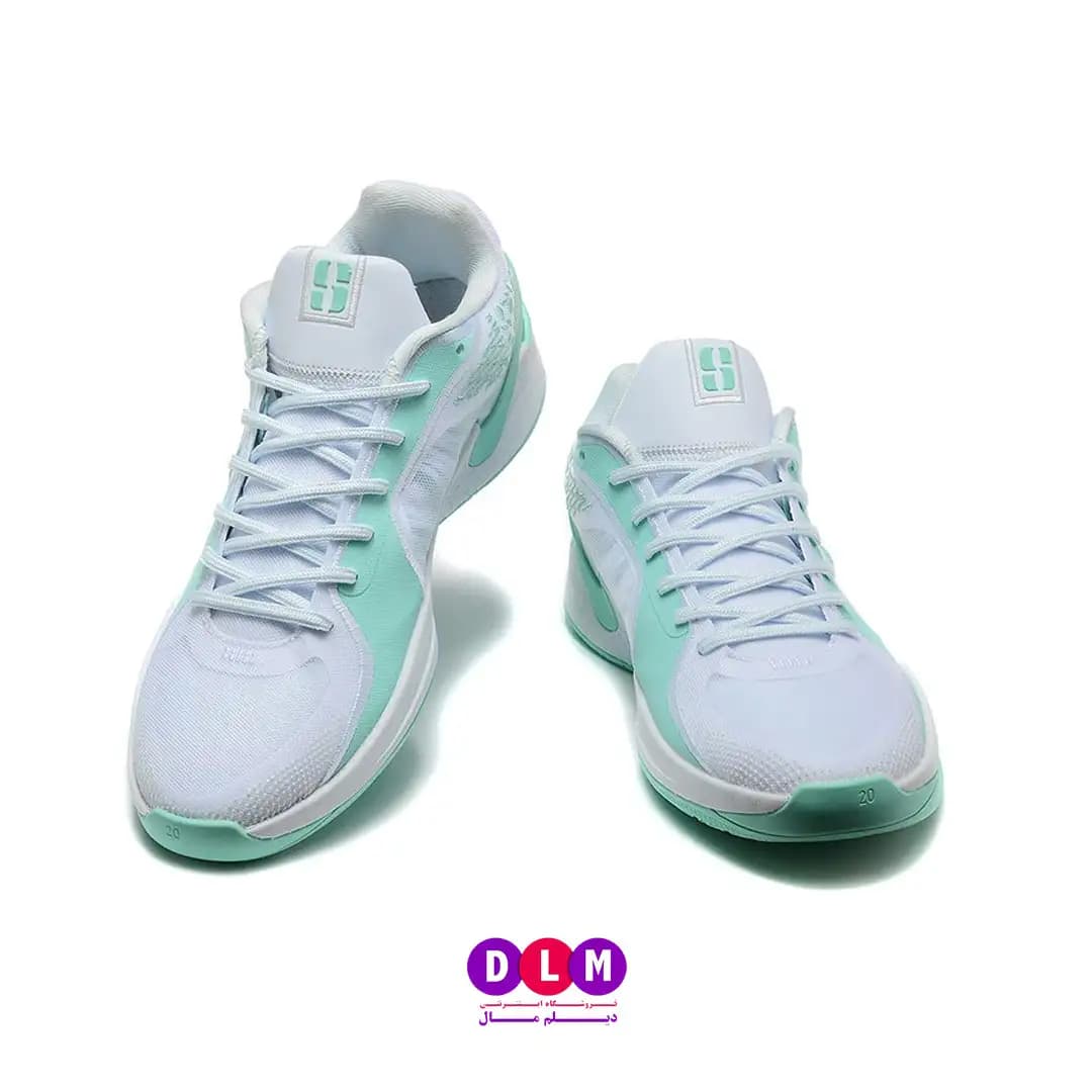 کفش بسکتبال نایک سابرینا ۲ رنگ سفید سبز – Nike Sabrina 2 (سایزبندی 36 تا 40) — تصویر ۱۱