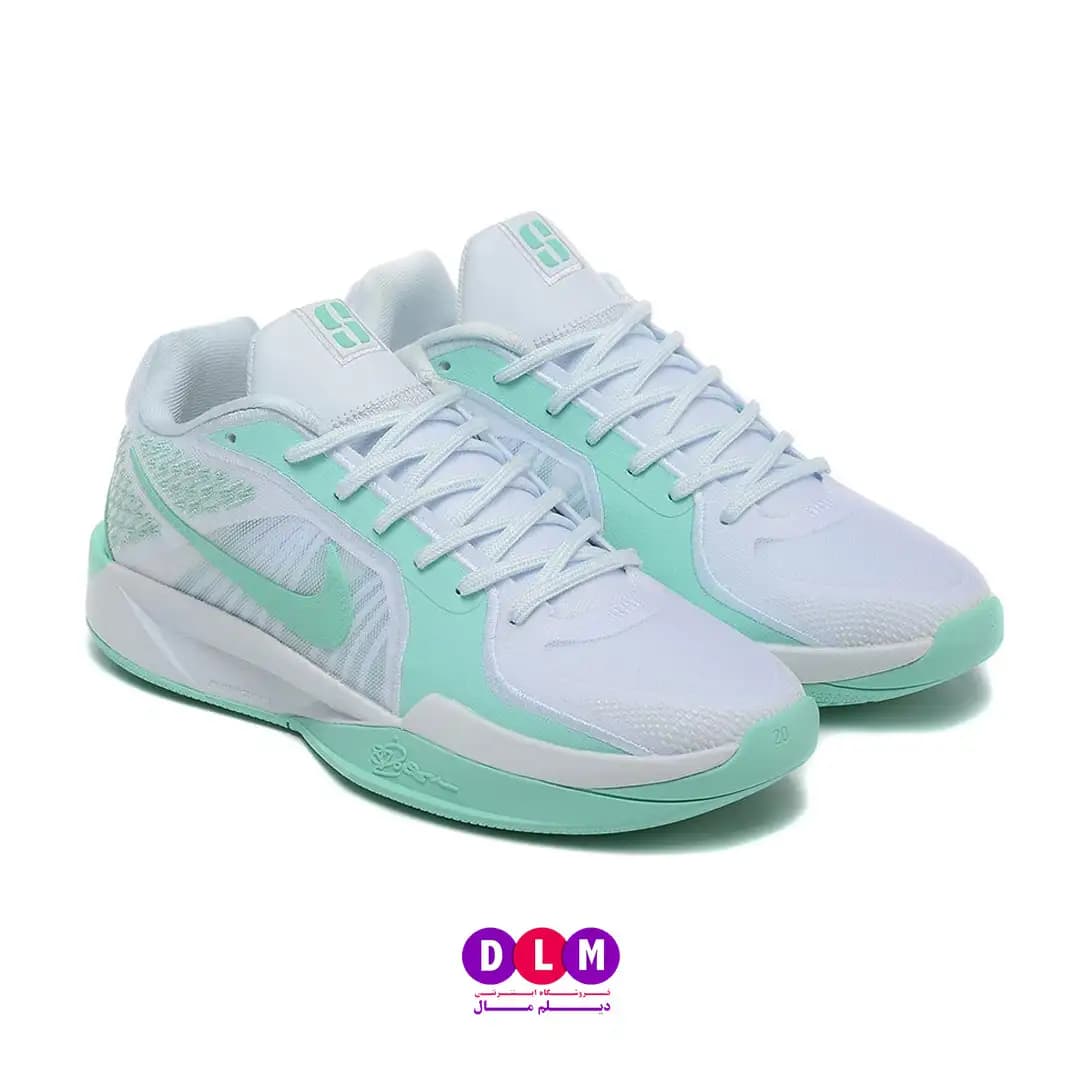 کفش بسکتبال نایک سابرینا ۲ رنگ سفید سبز – Nike Sabrina 2 (سایزبندی 36 تا 40) — تصویر ۷