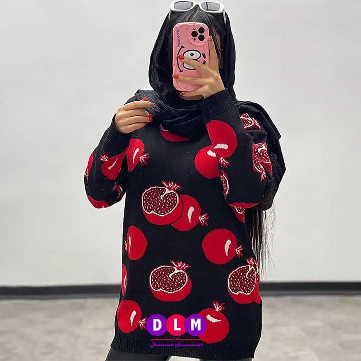 بلوز بافت یلدایی اناری