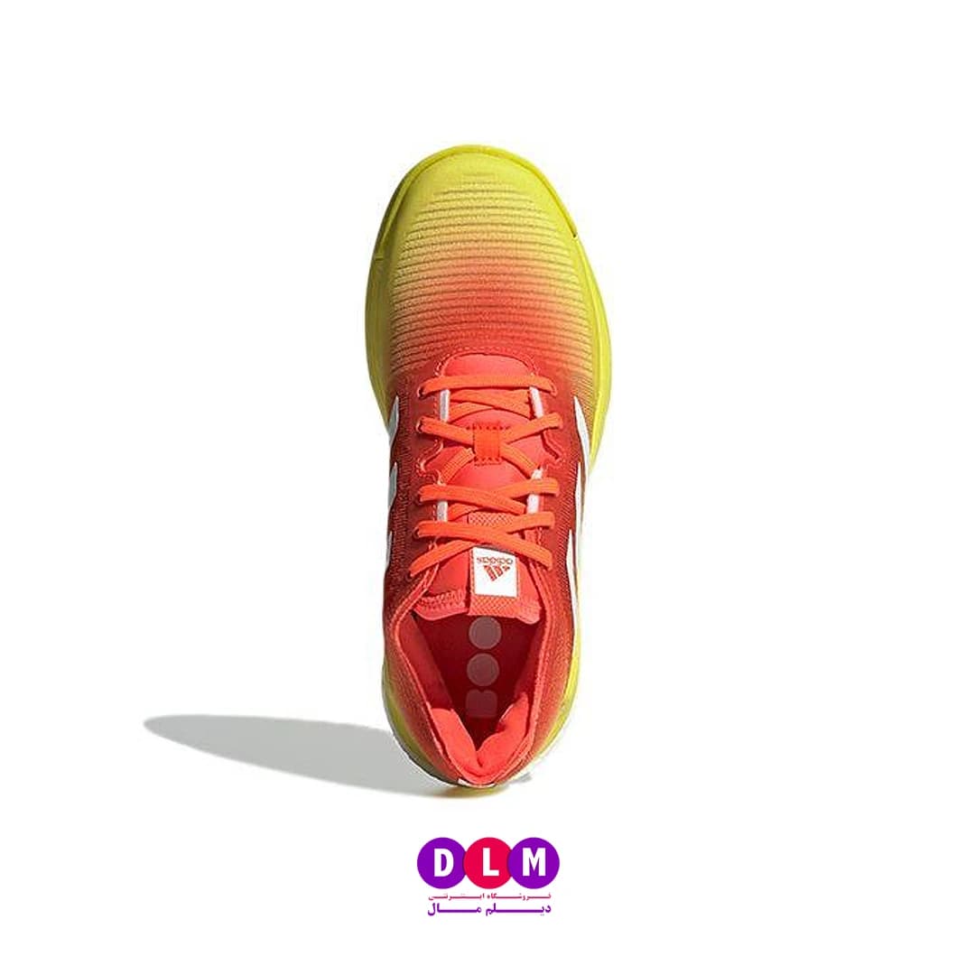 کفش والیبال آدیداس کریزی فلایت Adidas Crazyflight نارنجی زرد — تصویر ۵