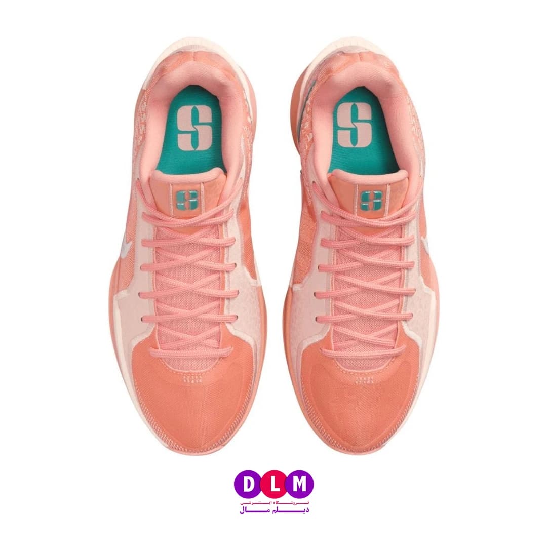 کفش بسکتبال نایک سابرینا ۲ – Nike Sabrina 2 رنگ کرم نارنجی — تصویر ۳
