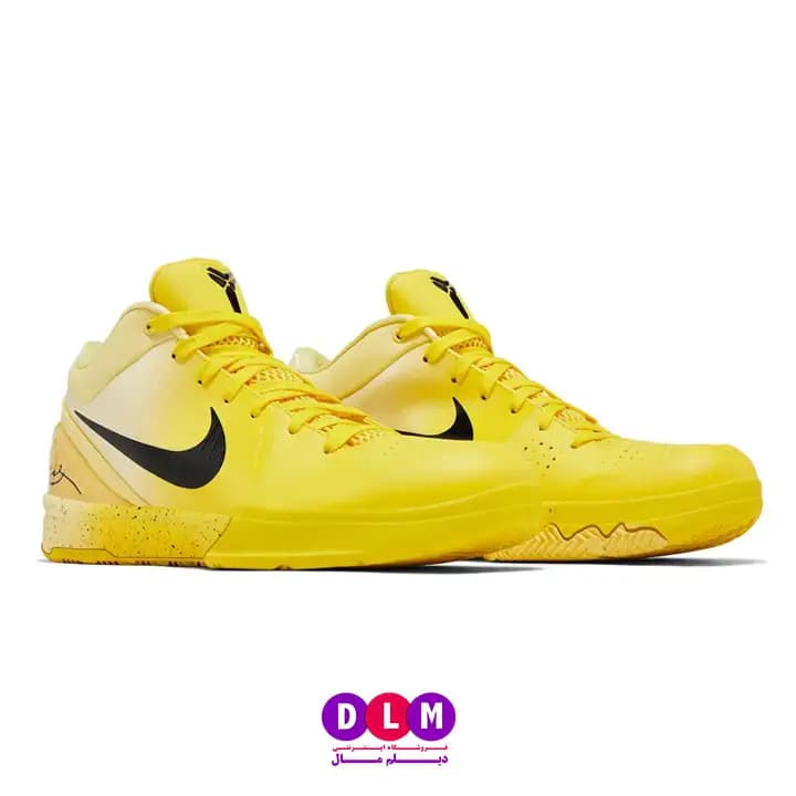 کفش بسکتبال نایک کوبی ۴ رنگ زرد – nike kobe 4 Yellow Del Sol — تصویر ۸
