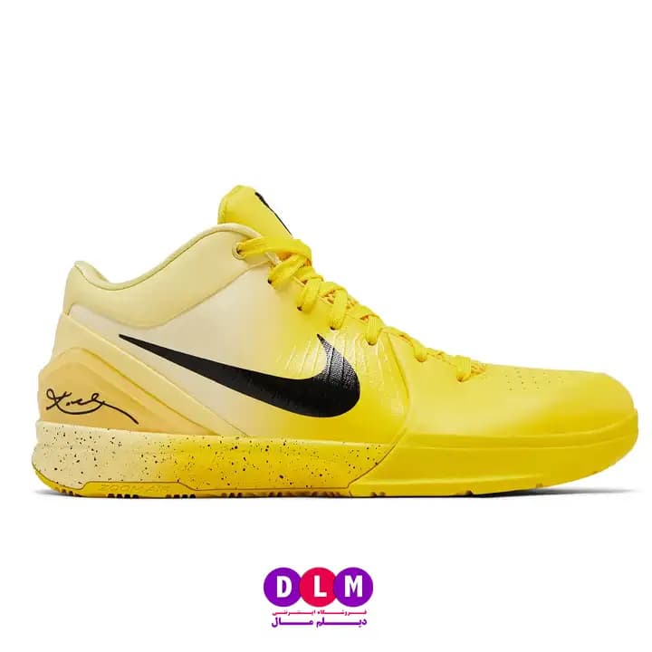 کفش بسکتبال نایک کوبی ۴ رنگ زرد – nike kobe 4 Yellow Del Sol — تصویر ۹