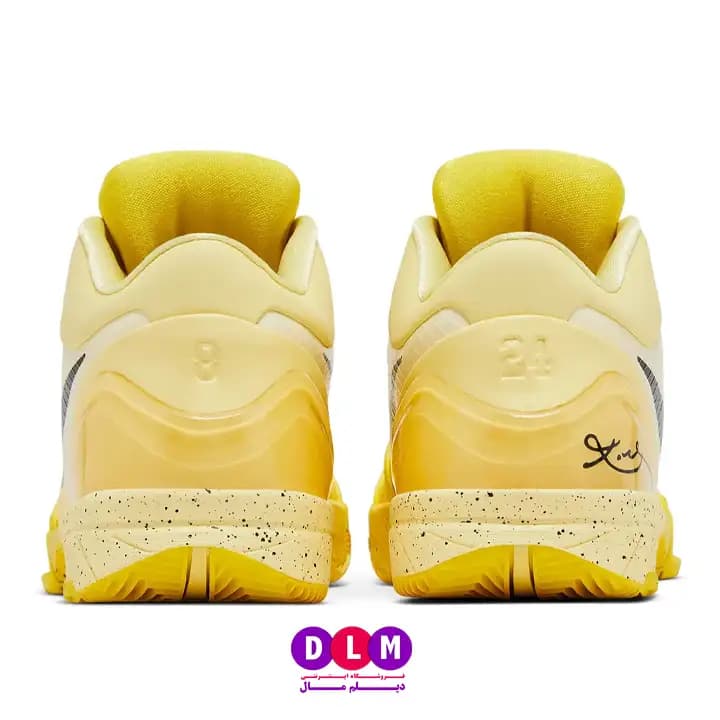 کفش بسکتبال نایک کوبی ۴ رنگ زرد – nike kobe 4 Yellow Del Sol — تصویر ۴