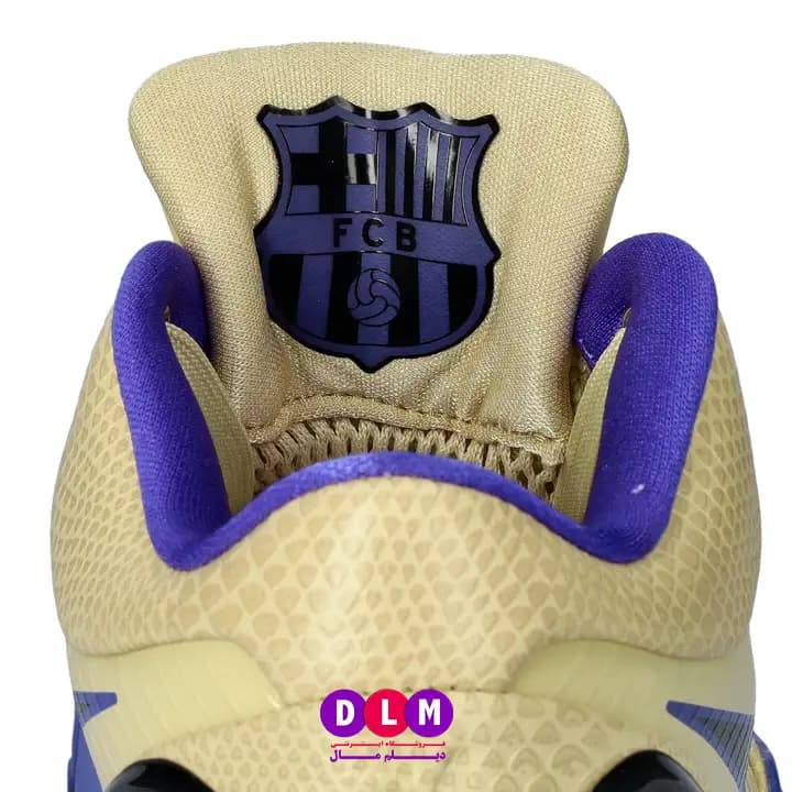 کفش بسکتبال نایک کوبی ۴ – Nike Kobe 4 Protro رنگ زرد آبی — تصویر ۸