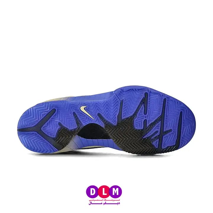 کفش بسکتبال نایک کوبی ۴ – Nike Kobe 4 Protro رنگ زرد آبی — تصویر ۷
