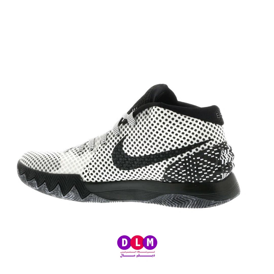 کفش بسکتبال نایک کایری ۱ (Nike Kyrie 1) – رنگ سفید مشکی — تصویر ۱۱