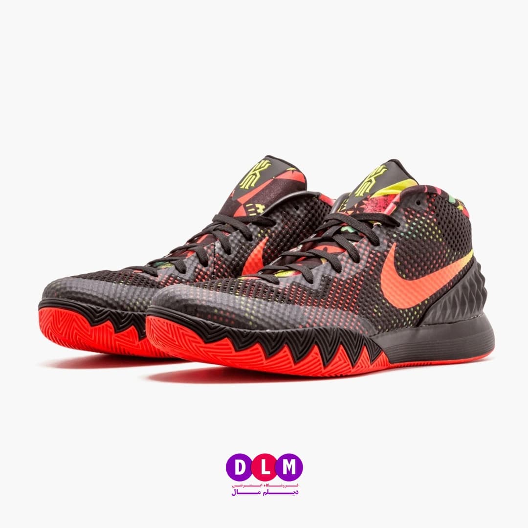 کفش بسکتبال نایکی کایری ۱ (Nike Kyrie 1) رنگ مشکی/قرمز — تصویر ۷