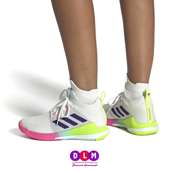 کفش والیبال آدیداس کریزی فلایت رنگ سفید – Adidas Crazyflight — تصویر ۶