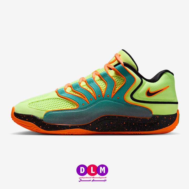 کفش بسکتبال نایک کی دی 18 رنگ سفید سبز – Nike KD 18 — تصویر ۱۰