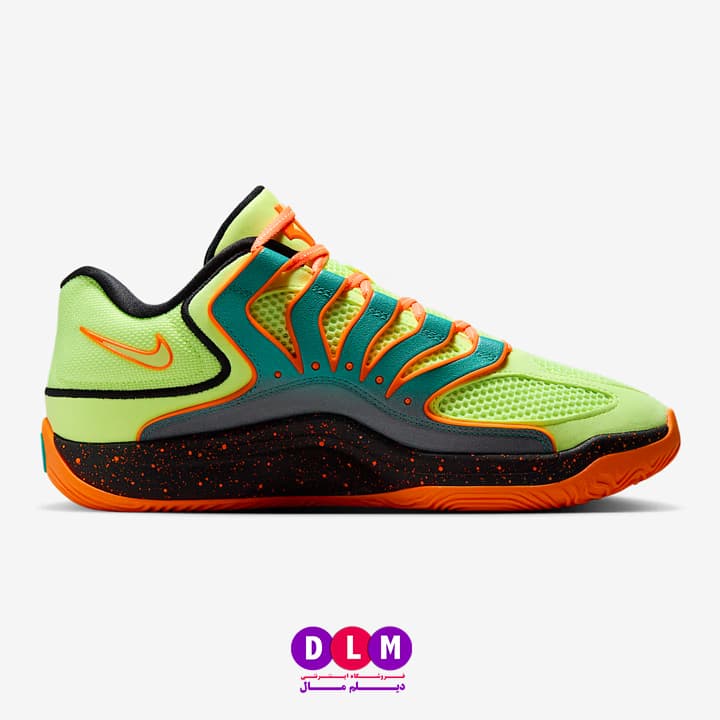 کفش بسکتبال نایک کی دی 18 رنگ سفید سبز – Nike KD 18 — تصویر ۱۱