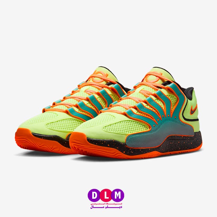 کفش بسکتبال نایک کی دی 18 رنگ سفید سبز – Nike KD 18 — تصویر ۹