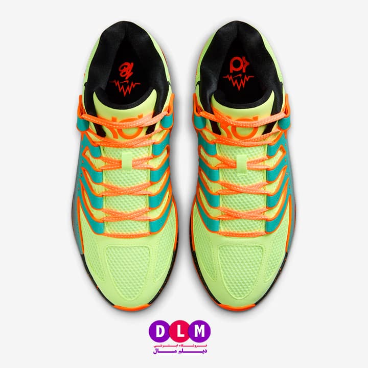 کفش بسکتبال نایک کی دی 18 رنگ سفید سبز – Nike KD 18 — تصویر ۱۲