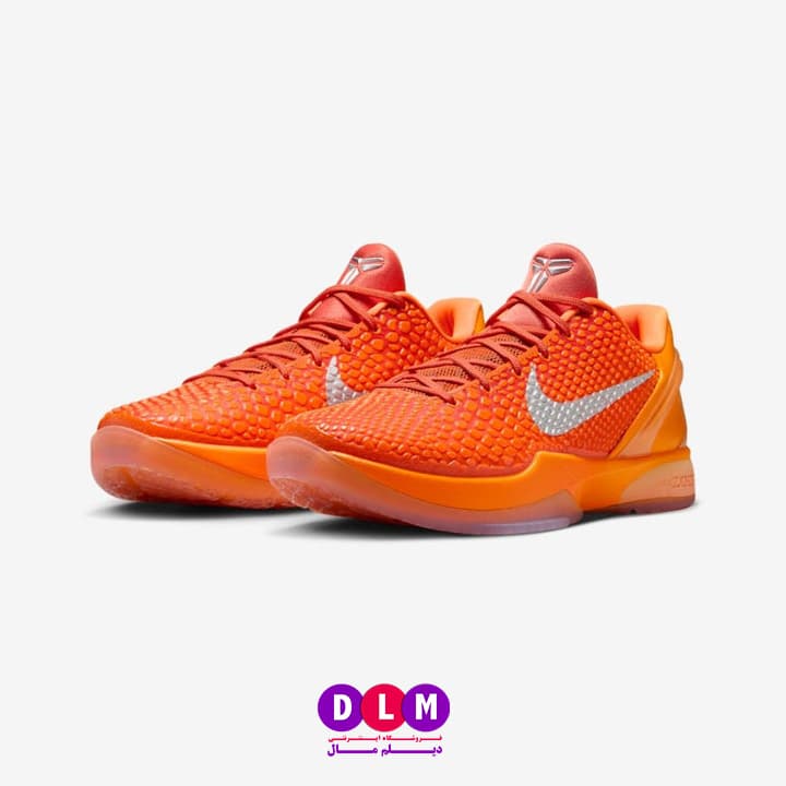 کفش بسکتبال نایک کوبی 6 نارنجی – Nike Kobe 6 Protro Total Orange