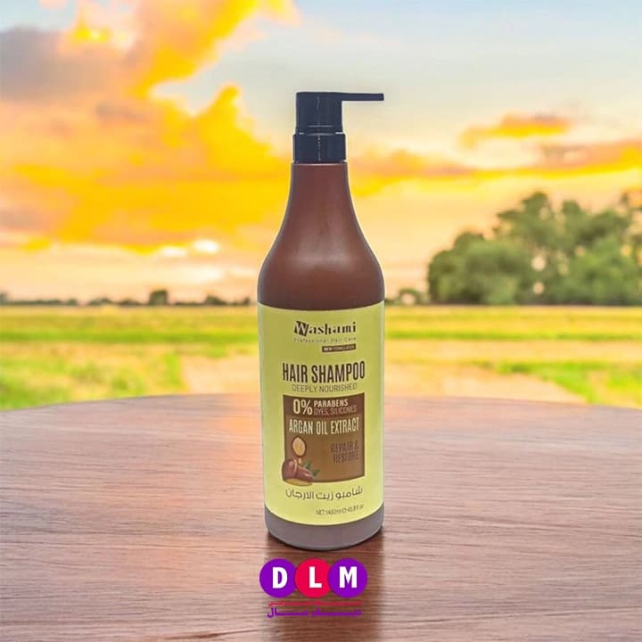 شامپو مو واشامی حاوی عصاره روغن آرگان (اصل) – Washami Professional Hair Care Hair Shampoo – Argan Oil — تصویر ۲