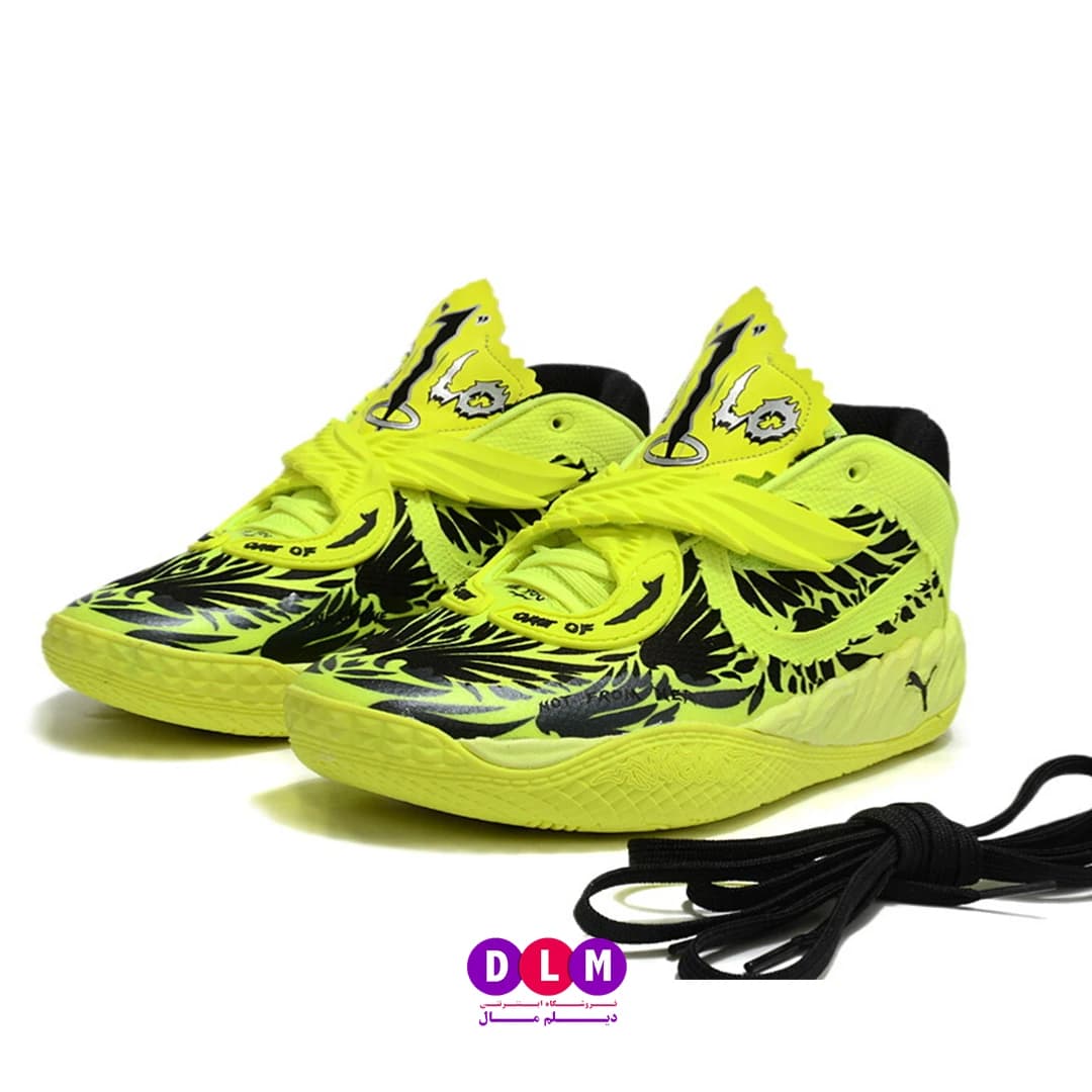 کفش بسکتبال پوما مدل ام بی 05 – Puma MB.05 رنگ سبز — تصویر ۷
