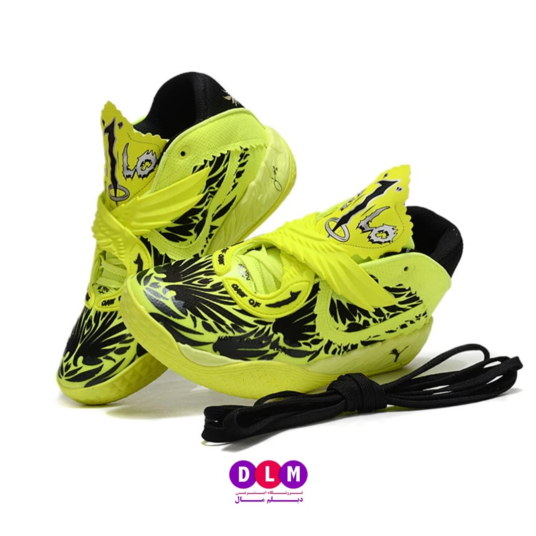 کفش بسکتبال پوما مدل ام بی 05 – Puma MB.05 رنگ سبز — تصویر ۱۱