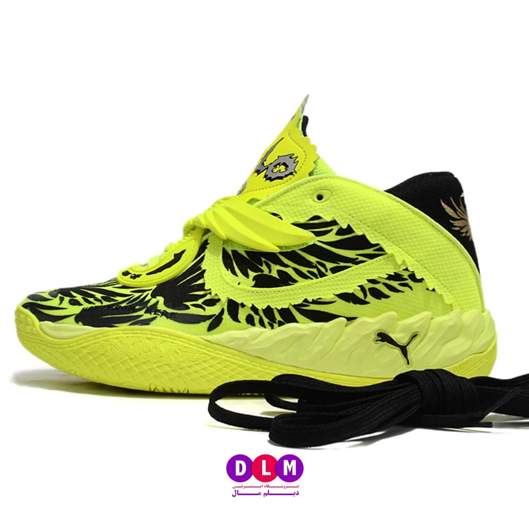 کفش بسکتبال پوما مدل ام بی 05 – Puma MB.05 رنگ سبز — تصویر ۳